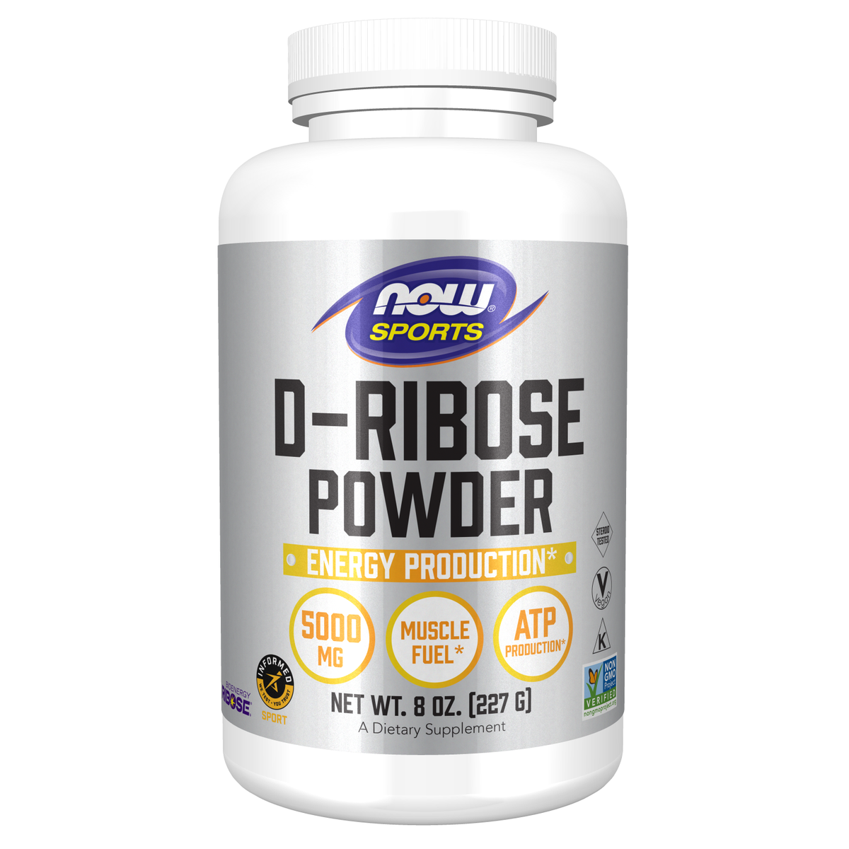NOW Foods D-Ribose poudre