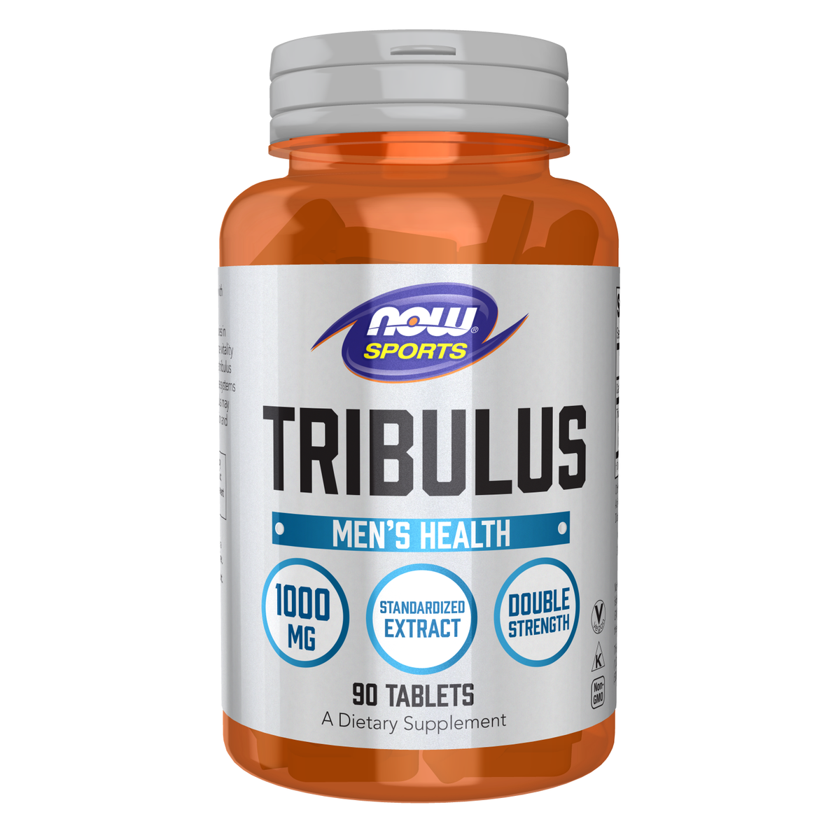 NOW Foods Tribulus 1000 mg — Extrait Titré 45 % Saponines, 90 comprimés
