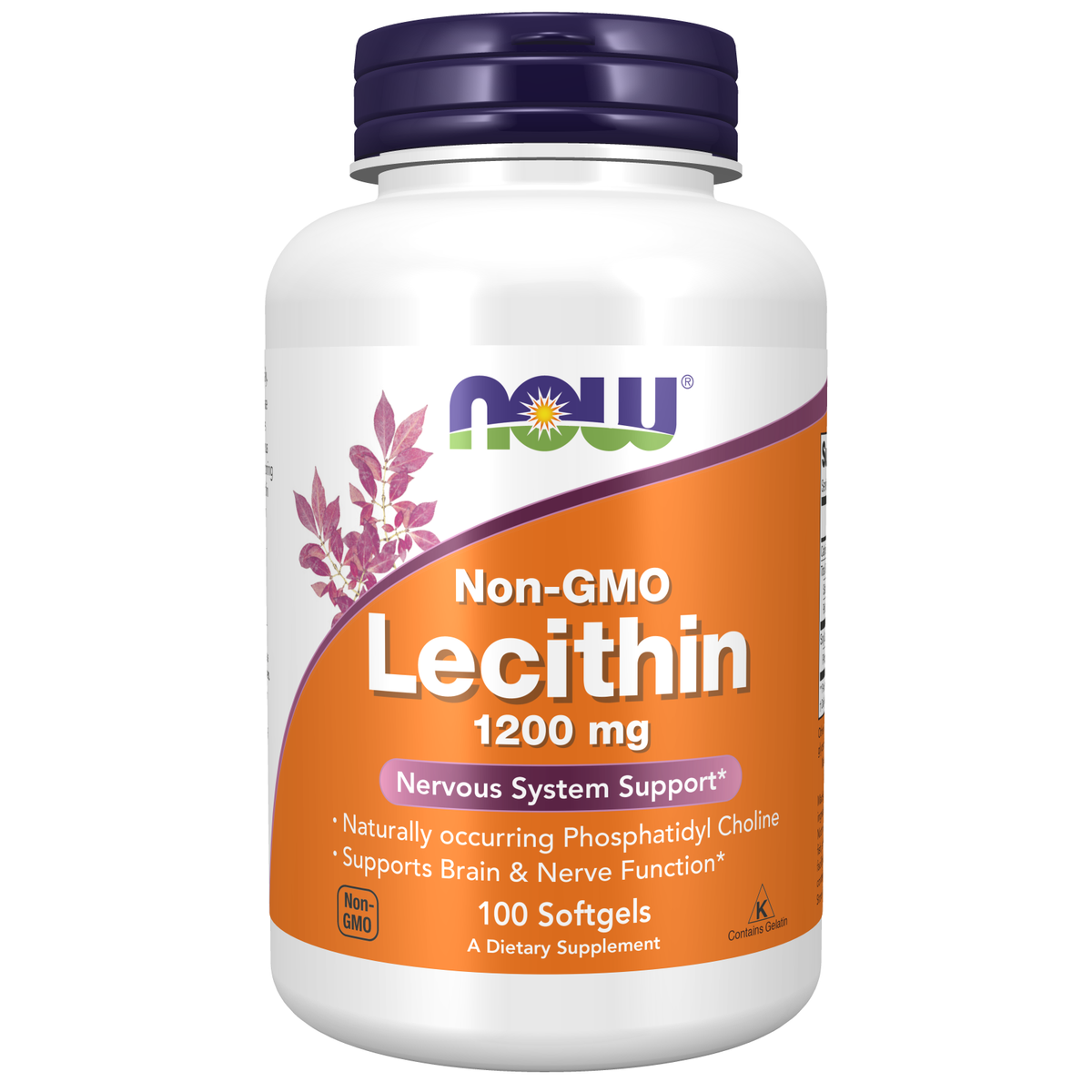 NOW Foods Lécithine 1200 mg, capsules molles