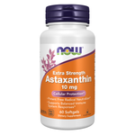 NOW Foods Astaxanthine 10 mg Extra Strength — Zanthin — 60 capsules
