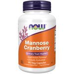 Now Foods Mannose et Canneberge 90 gélules