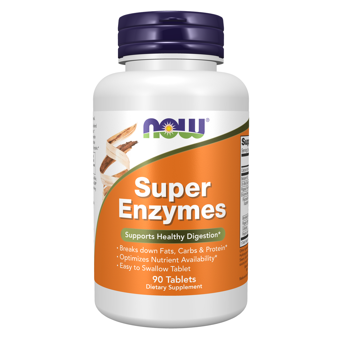 Now Foods Super Enzymes 180 comprimés