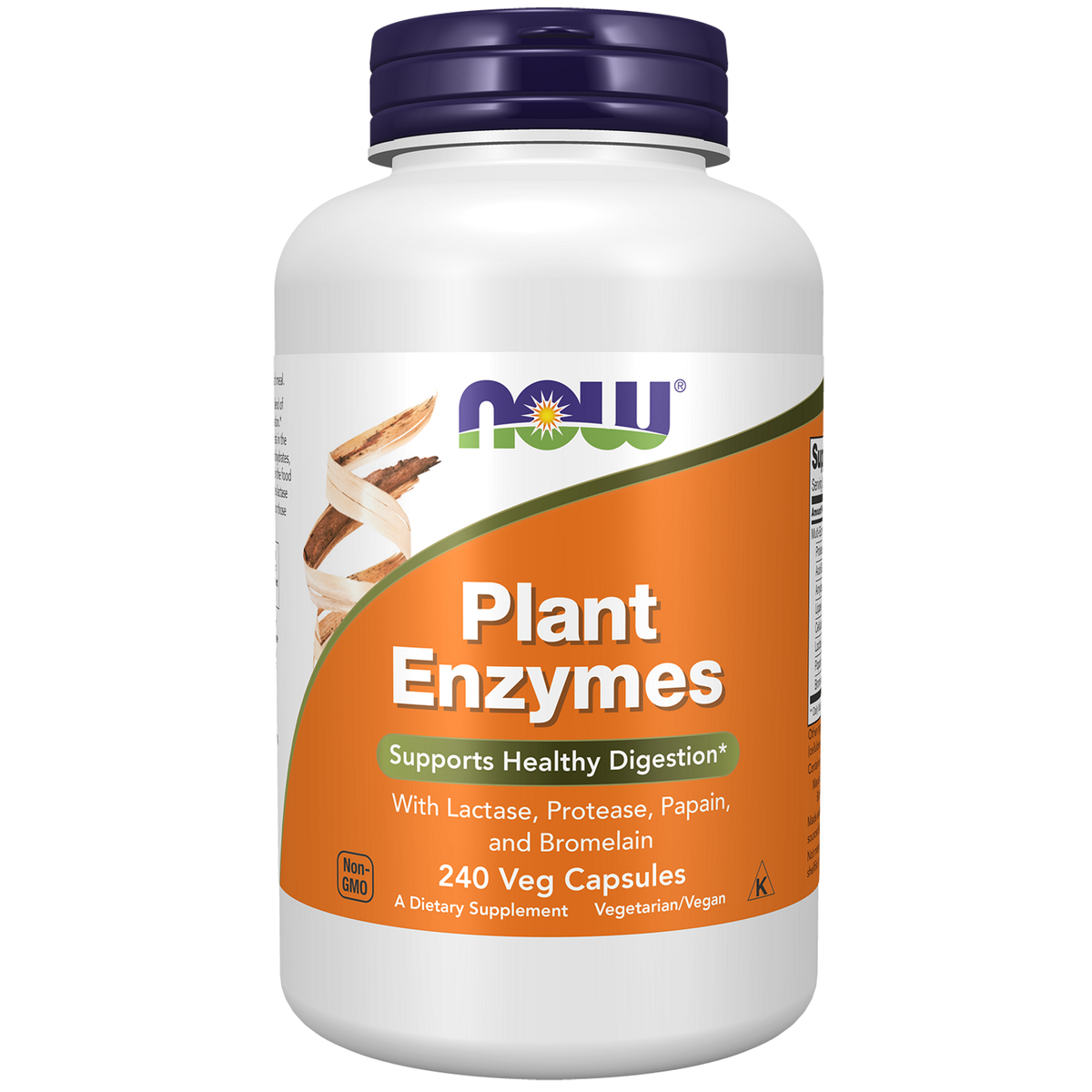NOW Foods Plant Enzymes — 240 gélules