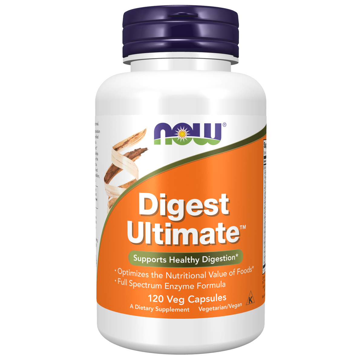 NOW Foods Digest Ultimate — 19 Enzymes Digestives — 120 gélules