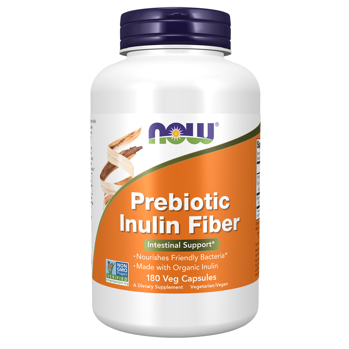 NOW Foods Fibre d'inuline d'agave bleu, 180 gélules