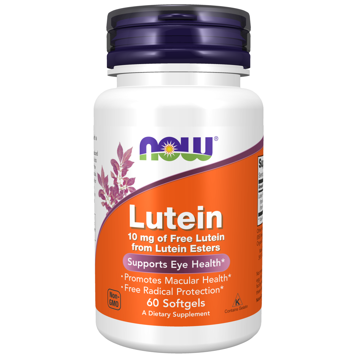 Now Foods Lutéine 10 mg 120 capsules molles