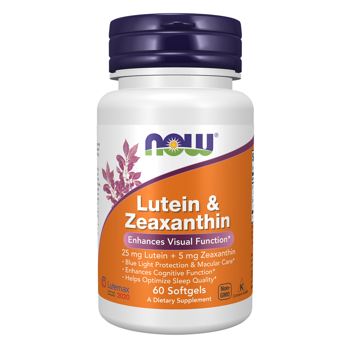 NOW Foods Lutéine et Zéaxanthine Lutemax 2020, 60 capsules molles