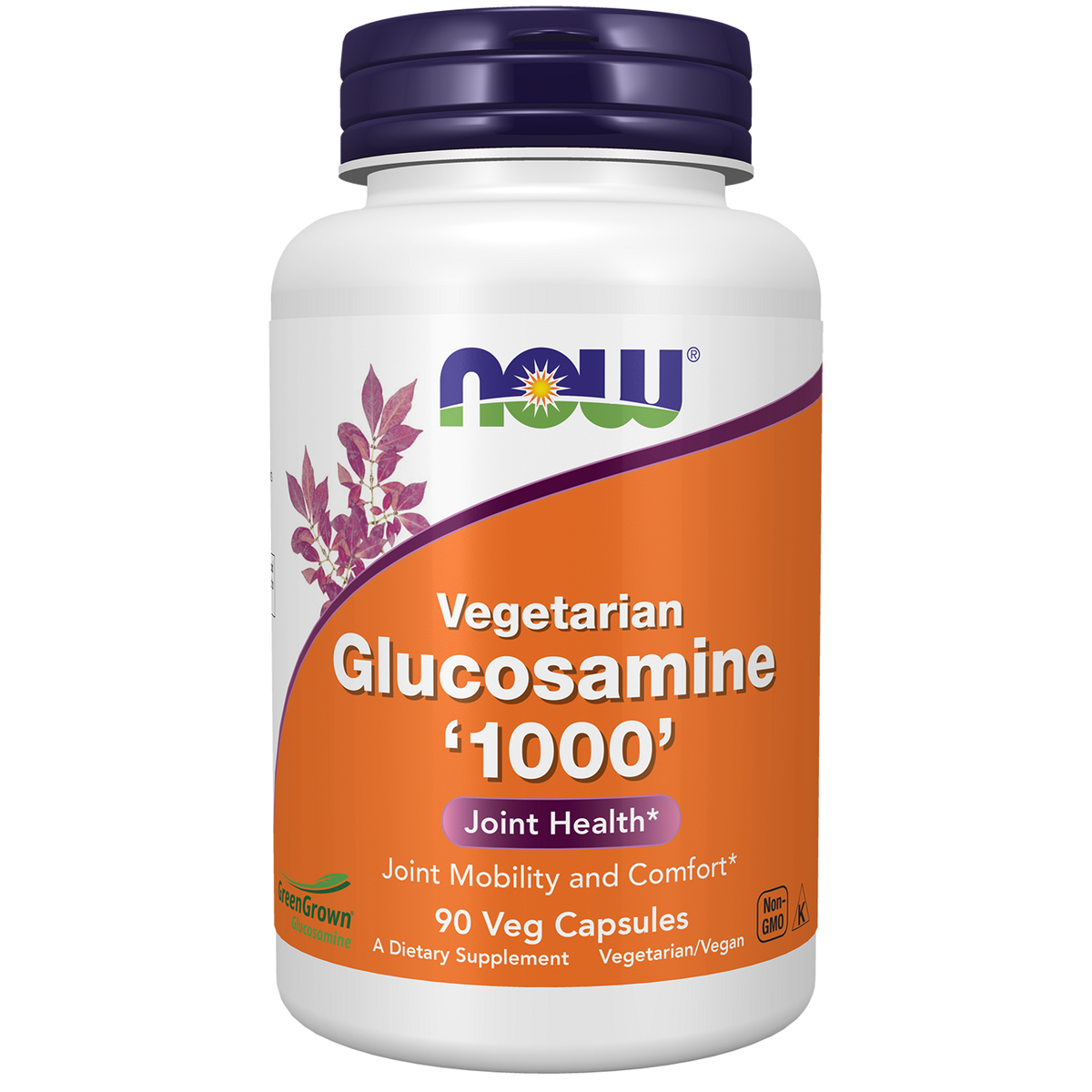 Now Foods Glucosamine 1000 végétarienne, flacon de 90 gélules végétales