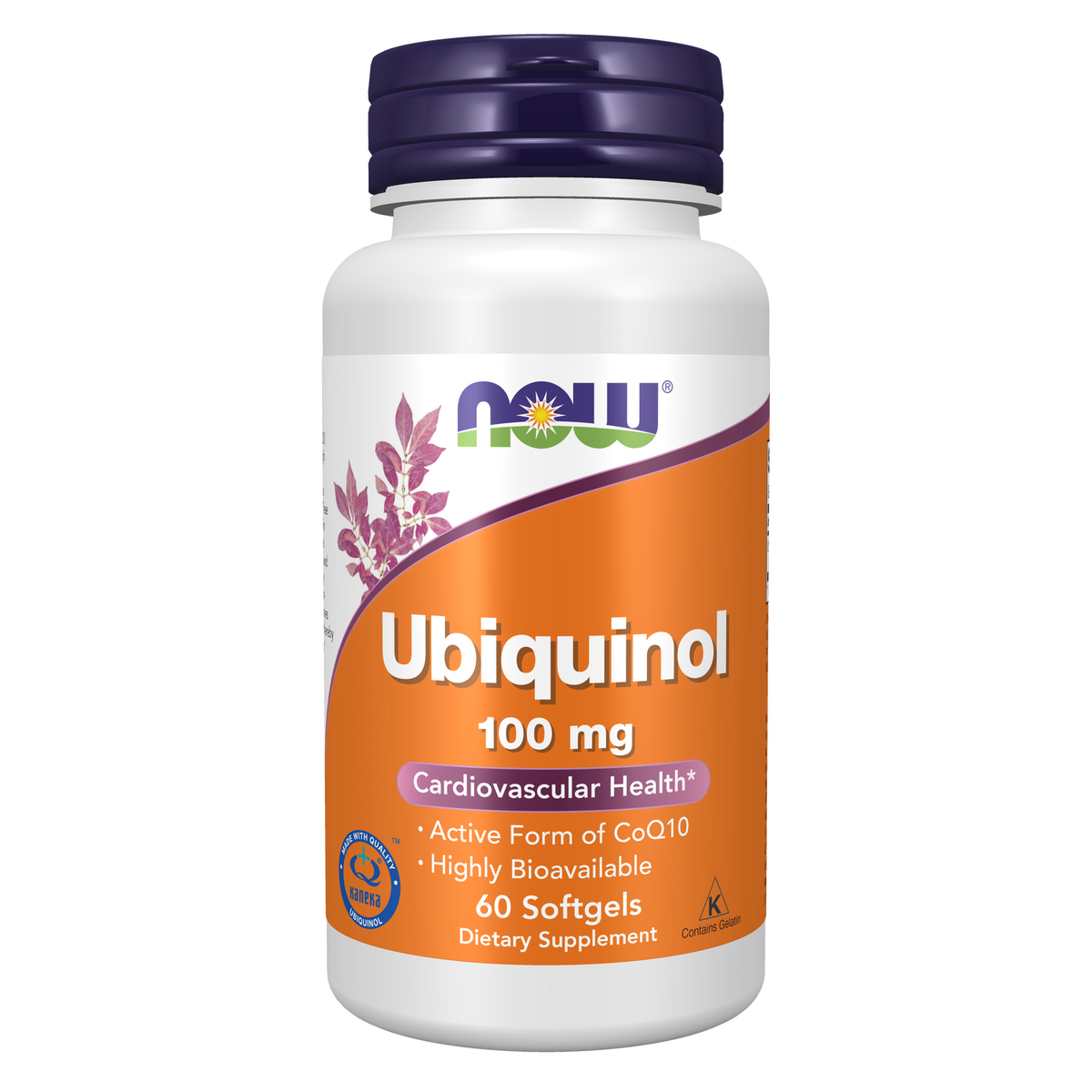 NOW Foods Ubiquinol 100 mg, capsules molles