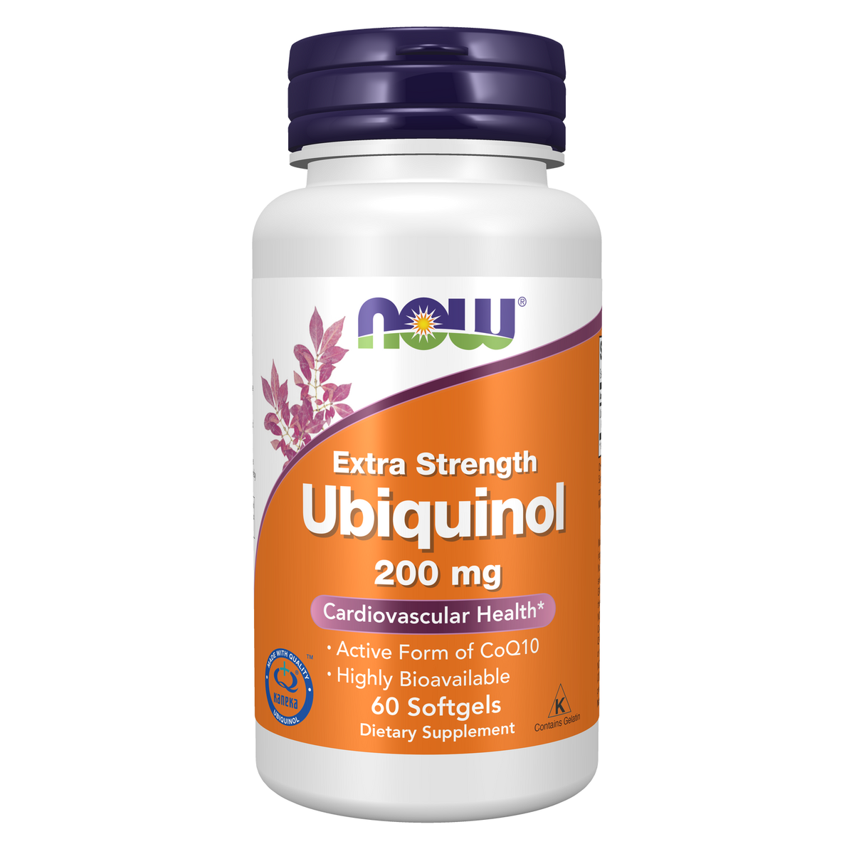 NOW Foods Ubiquinol 200 mg Extra Strength, 60 capsules molles