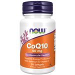 Now Foods CoQ10 50 mg avec Sélénium et Vitamine E