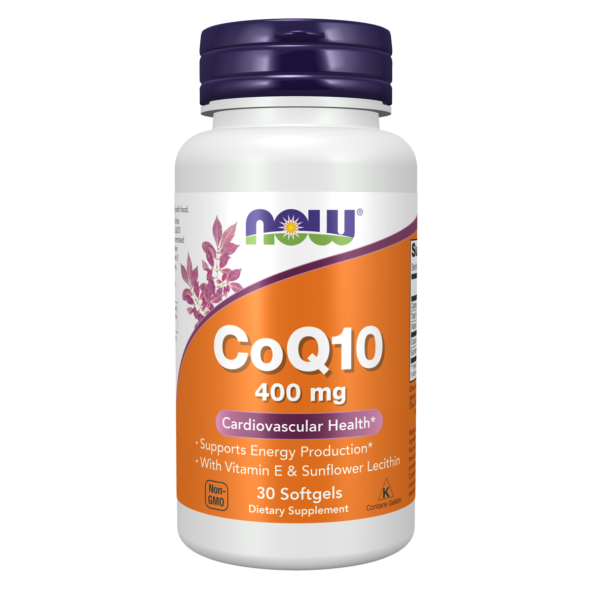 Now Foods Coenzyme Q10 400 mg 60 capsules molles