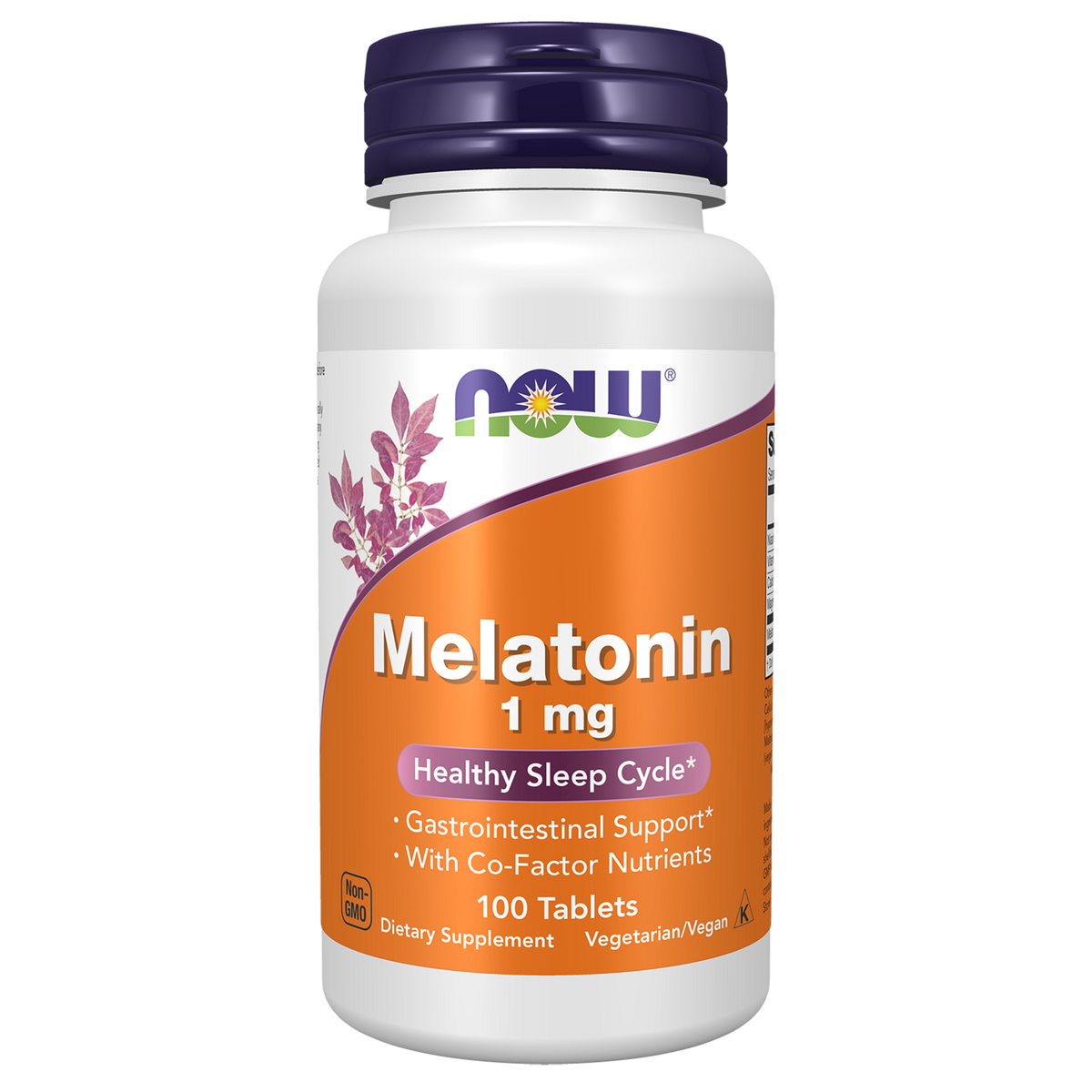 NOW Foods Mélatonine 1 mg, 100 comprimés