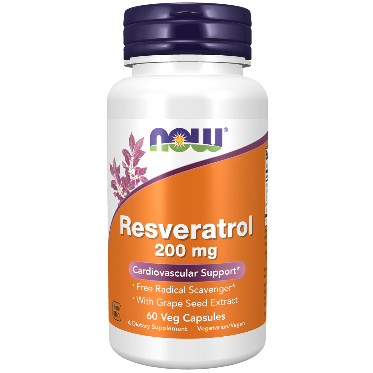 Now Foods Resvératrol 200 mg