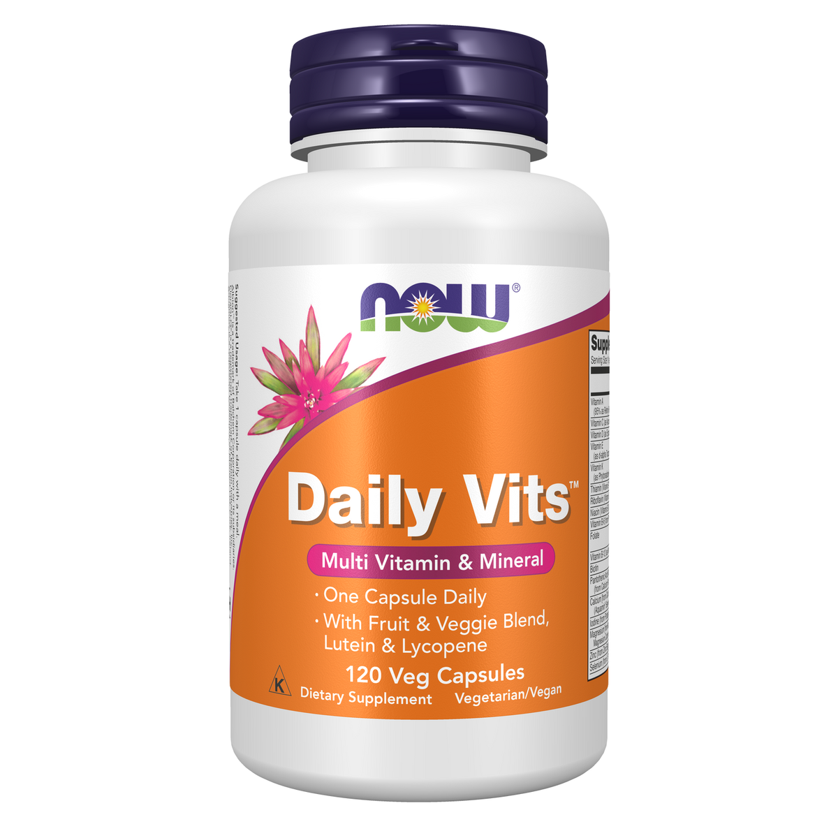 NOW Foods Daily Vits 120 gélules
