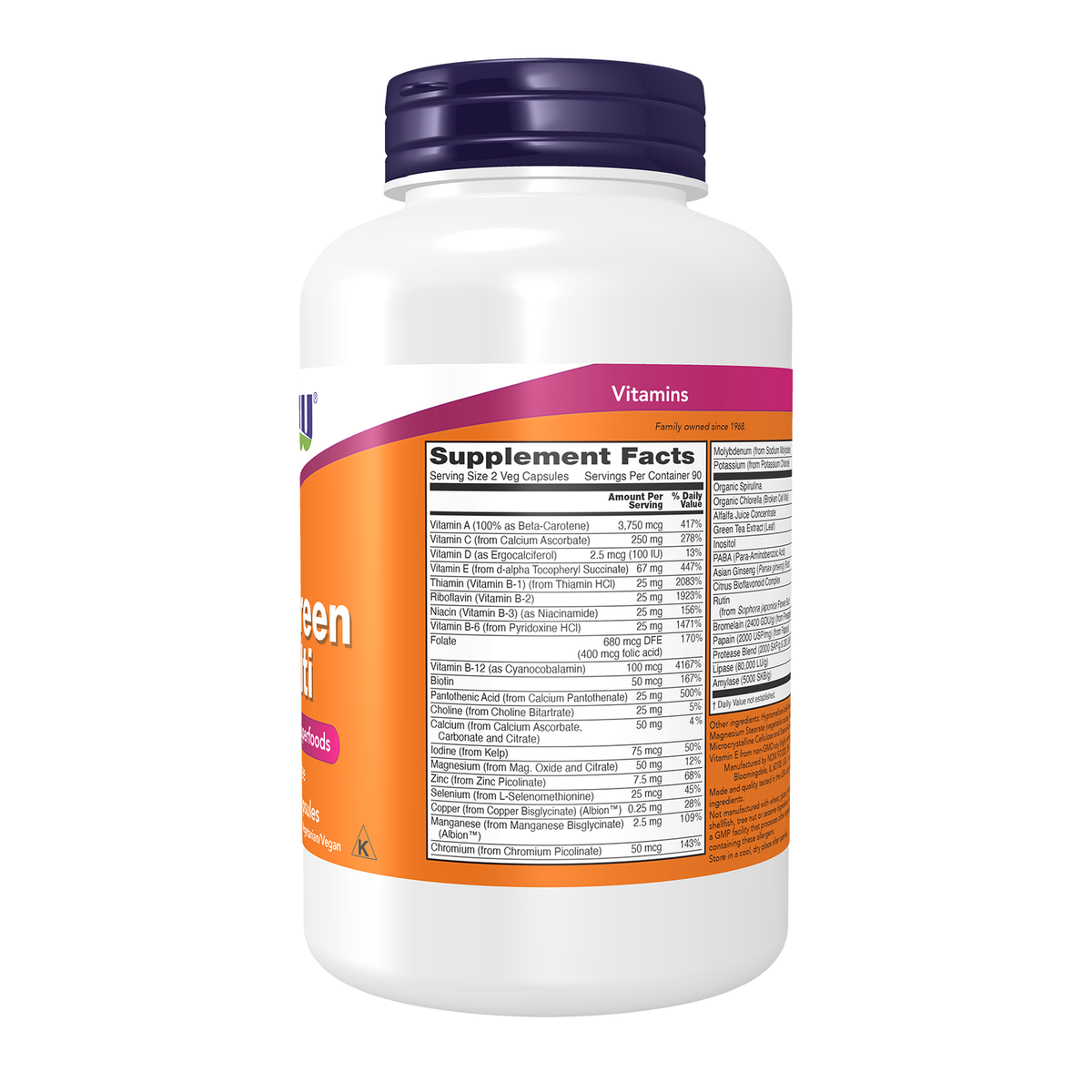 Now Foods EcoGreen Multi - vue de droite