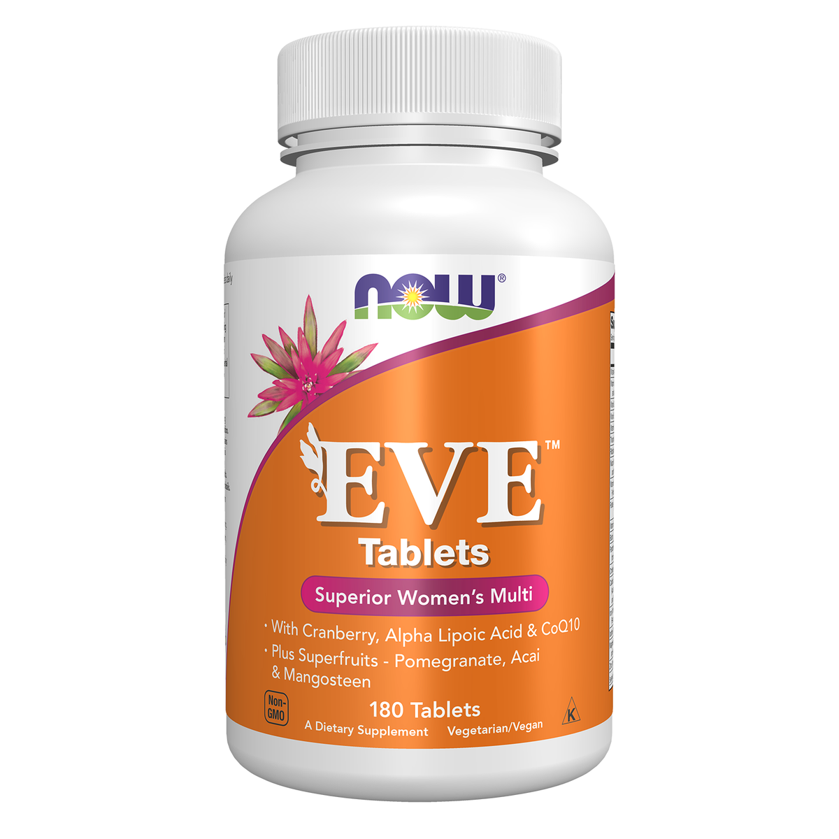 NOW Foods Eve multivitamines femme 180 comprimés