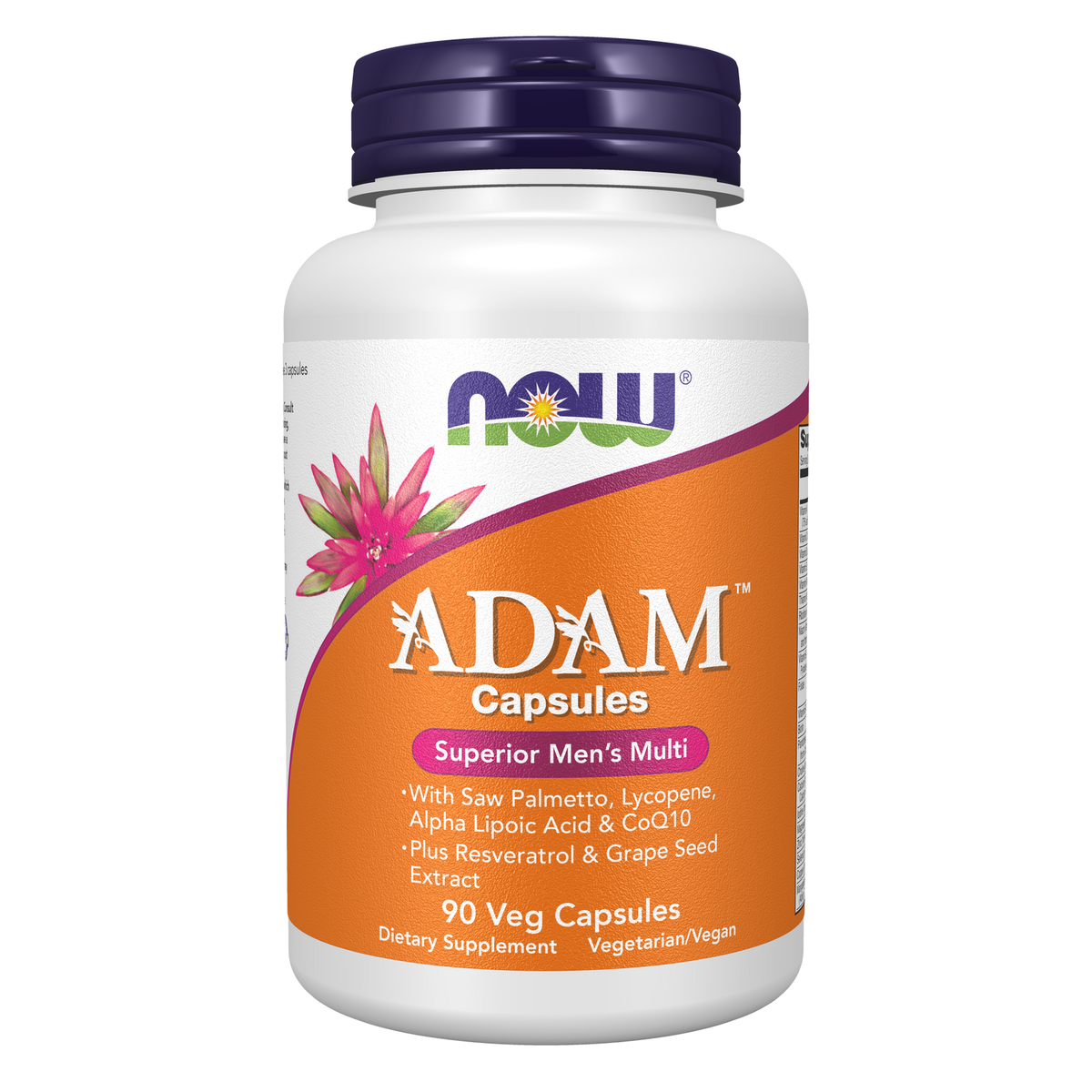 NOW Foods ADAM multivitamines homme 90 gélules