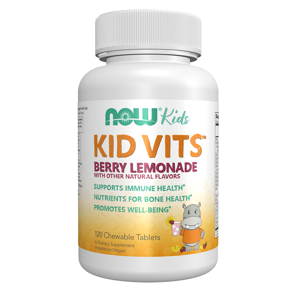 Now Foods Kid Vits Berry Lemonade, multivitamines à croquer pour enfant