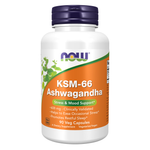 NOW Foods KSM-66 Ashwagandha 600 mg, 90 gélules végétales