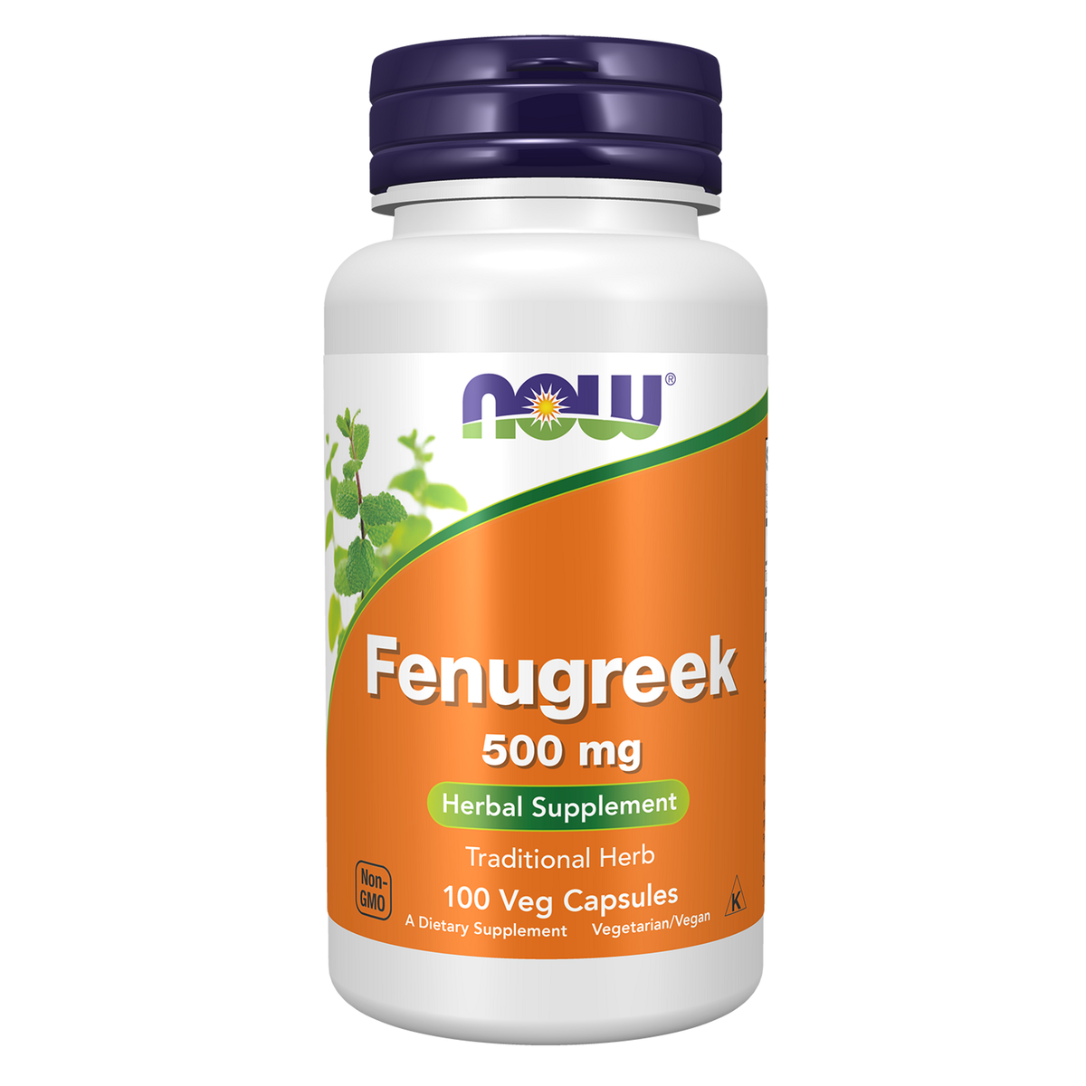 NOW Foods Fenugreek 500 mg — 100 gélules