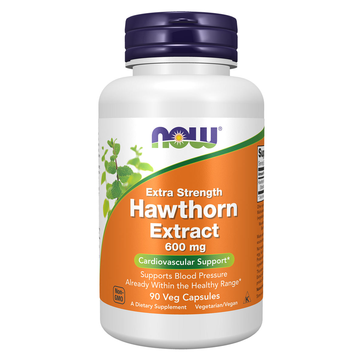 Now Foods Aubépine 600 mg Extra Strength
