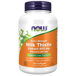 NOW Foods Chardon-Marie 450 mg Extra Strength, 120 capsules molles