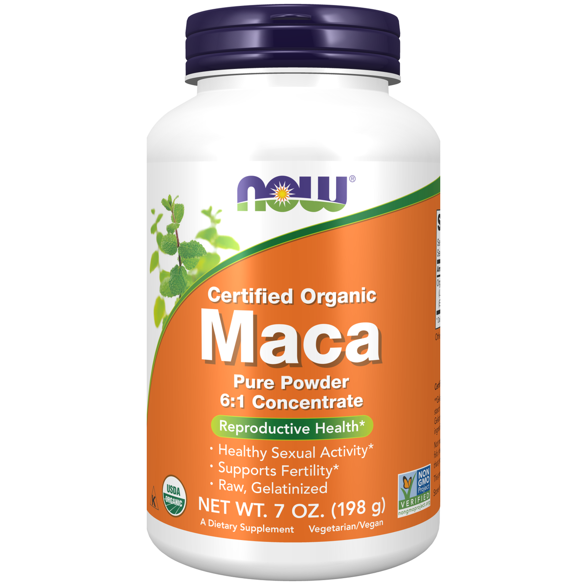 Now Foods Maca bio concentré 6:1 en poudre
