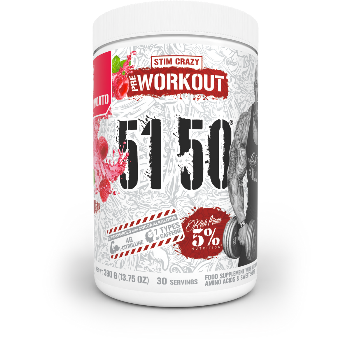 5% Nutrition 5150 Legendary - pot gout raspberry mojito