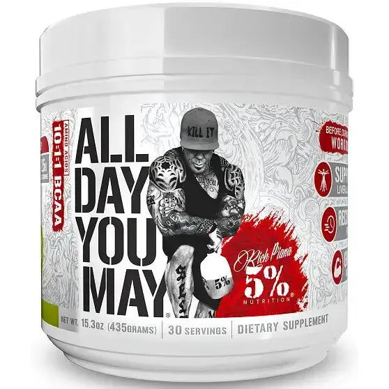 5% Nutrition All Day You May - BCAA 10:1:1 Récupération 5% Nutrition