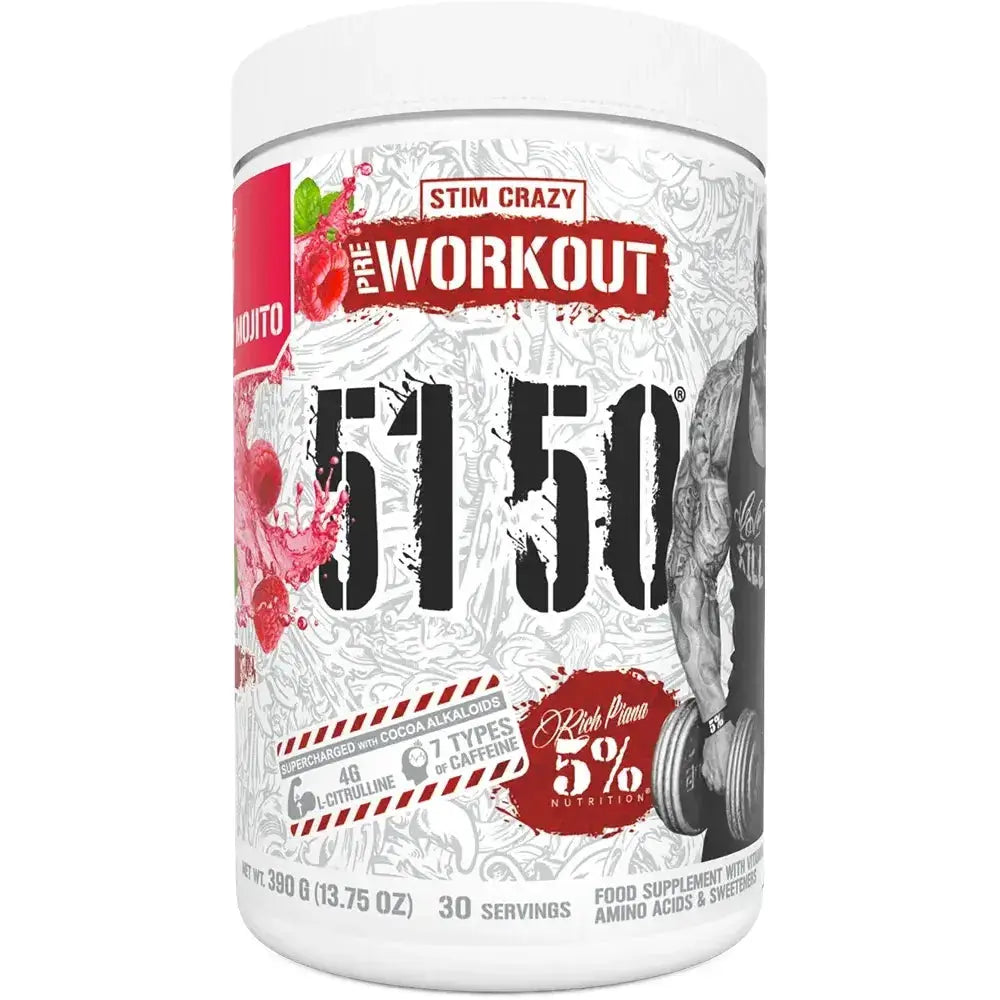 5% Nutrition Rich Piana 5150 Legendary - 5150 Extreme Pre-Workout 5% Nutrition