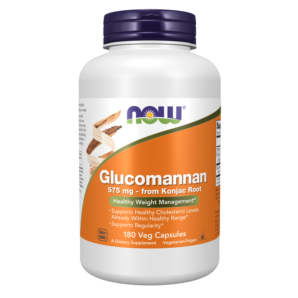 Now Foods Glucomannane de Konjac 575 mg