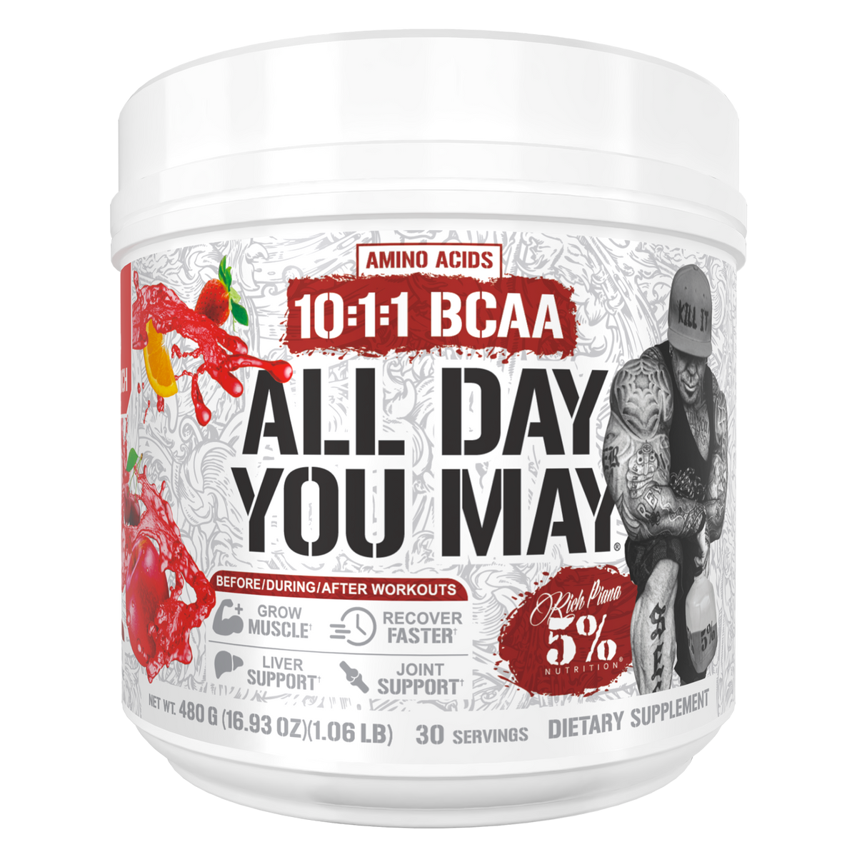 5% Nutrition All Day You May - pot gout fruit punch