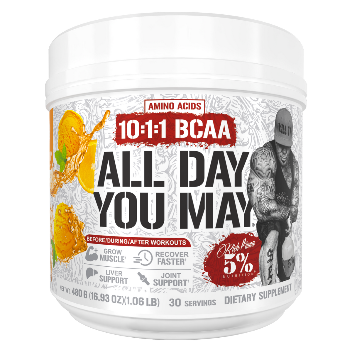 5% Nutrition All Day You May - pot gout push pop