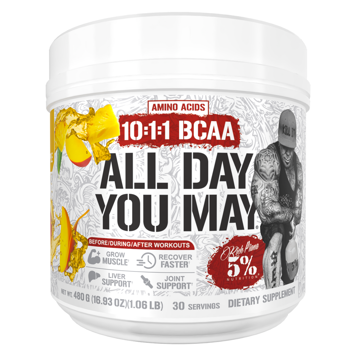 5% Nutrition All Day You May - pot mangue ananas