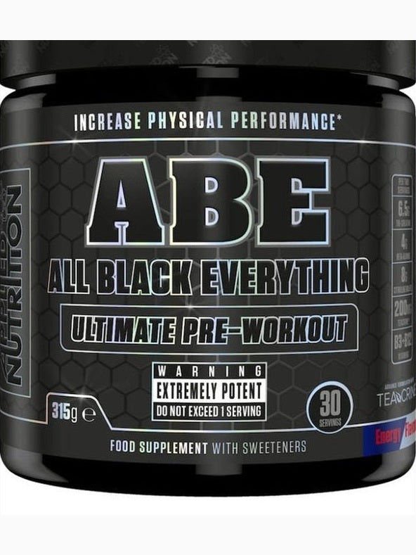 ABE All Black Everything APPLIED NUTRITION KISS NUTRITION Montpellier