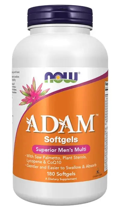 ADAM Multivitamines pour hommes – complément alimentaire formule complète pour soutien NOW FOODS