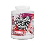 Pot de Naughty Boy Beef Zero goût Cherry Cola, protéine de bœuf