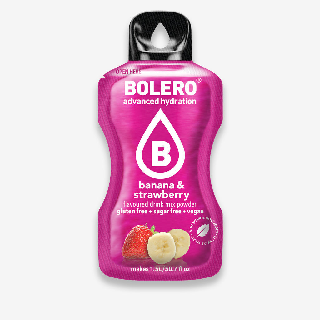 Bolero Boisson Sans Sucre - sachet gout banane fraise