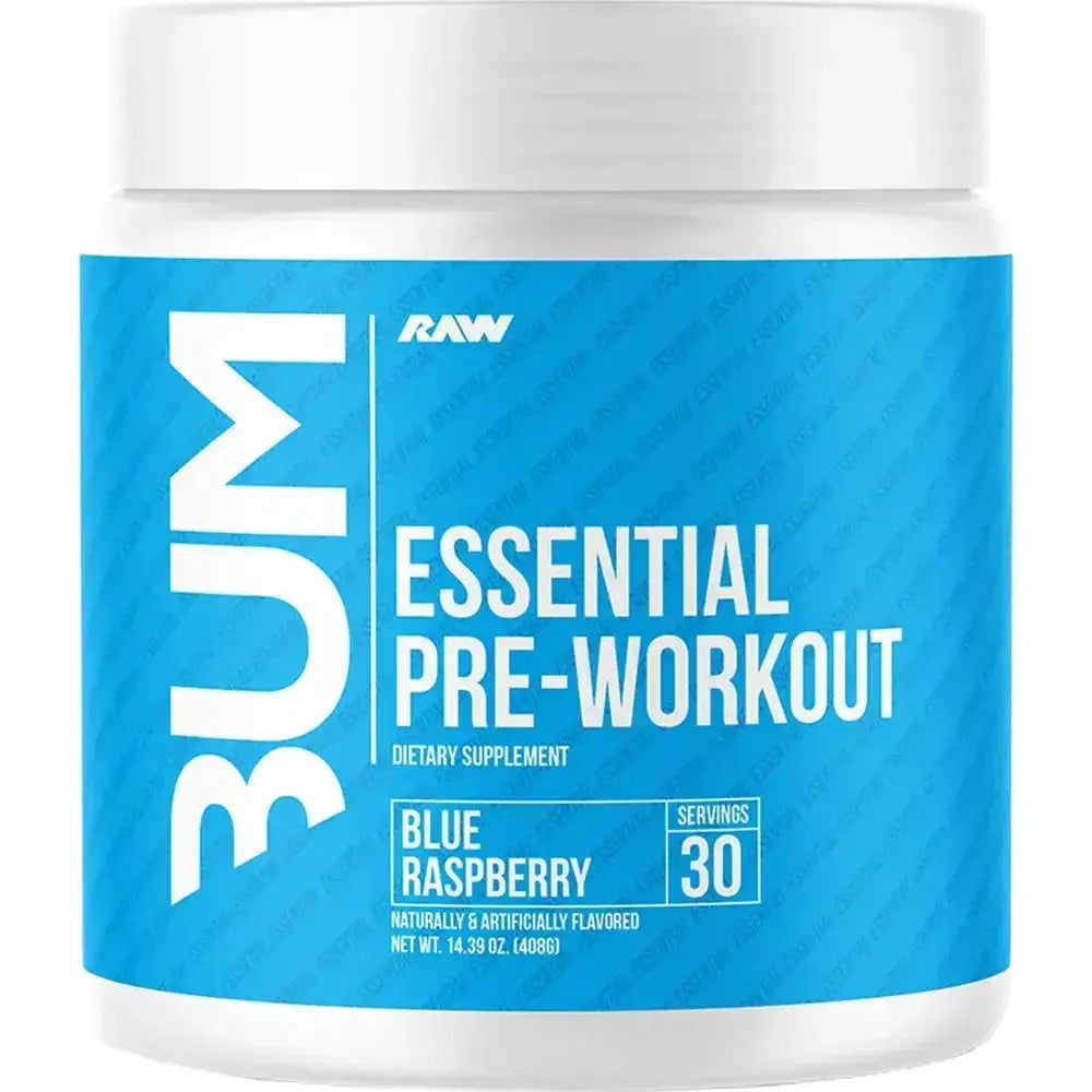 CBUM Essential Pre Workout Raw Nutrition - Pré Workout Chris Bumstead, Énergie Explosive et Focus Laser Raw Nutrition