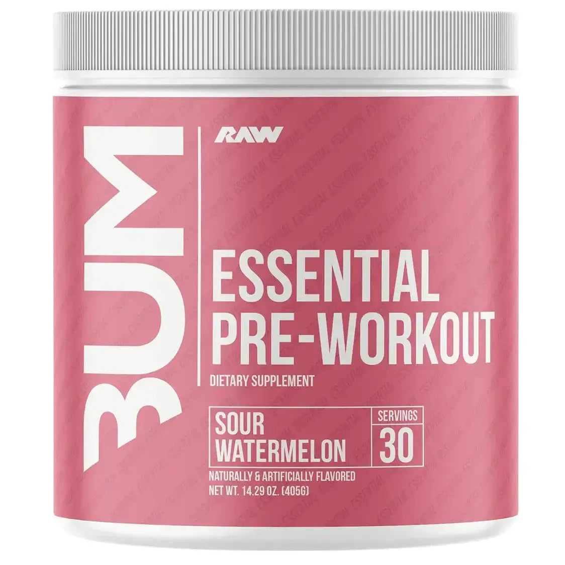 CBUM Essential Pre Workout Raw Nutrition - Pré Workout Chris Bumstead, Énergie Explosive et Focus Laser Raw Nutrition