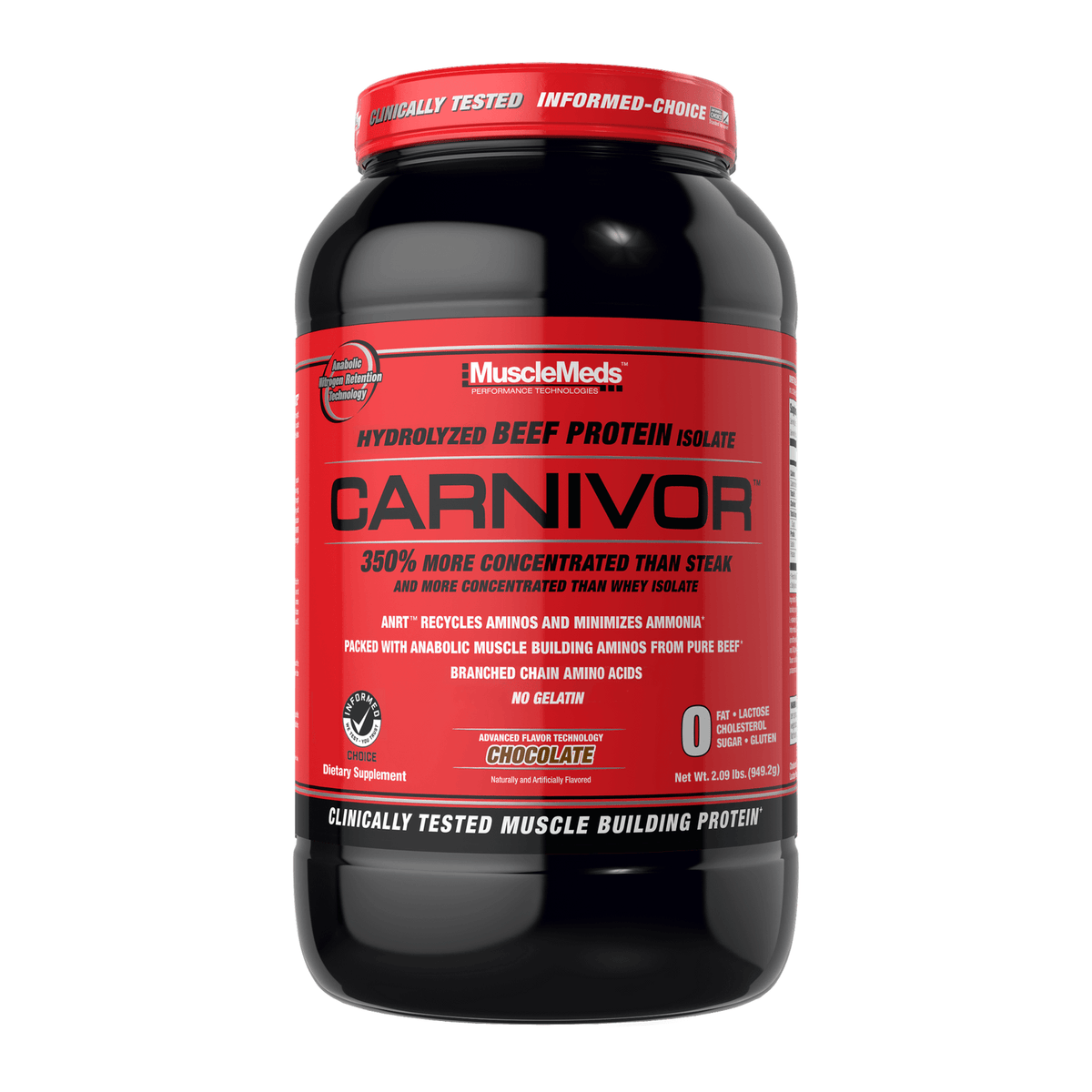 MuscleMeds Carnivor - pot 2 lb chocolat