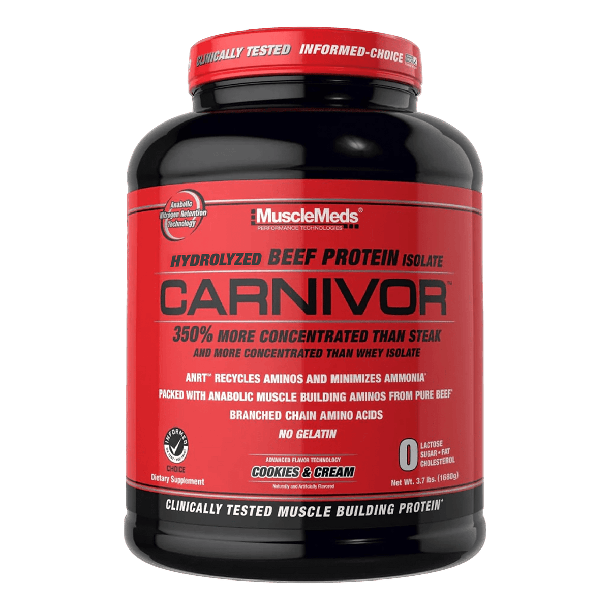 MuscleMeds Carnivor - pot 4 lb cookies and cream
