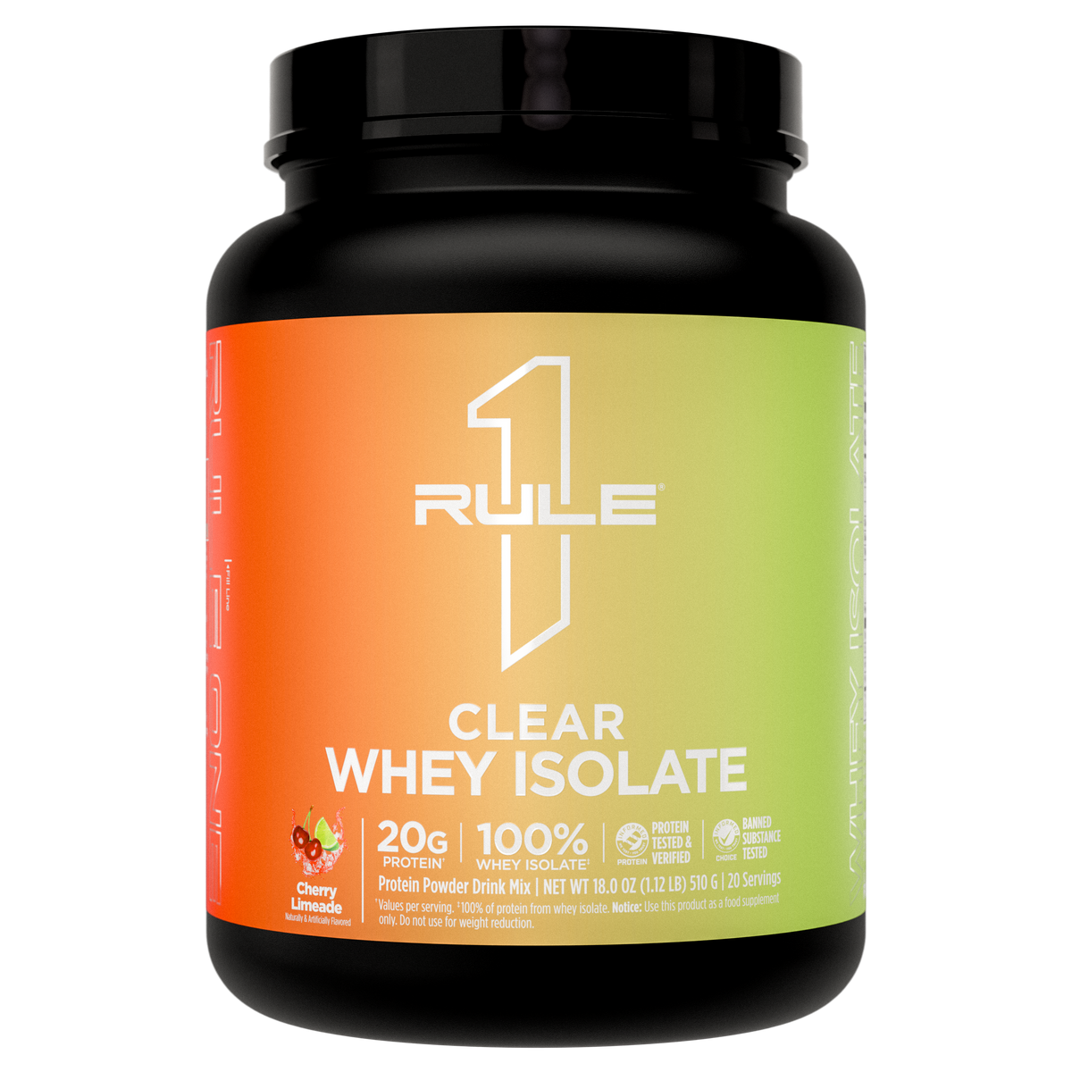 Rule One Clear Isolate 689 g - Cherry Limeade