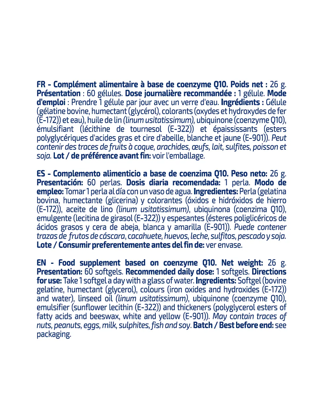 Coenzyme Q10 IO.Genix - Antioxydant Puissant & Énergie Cellulaire IO.GENIX