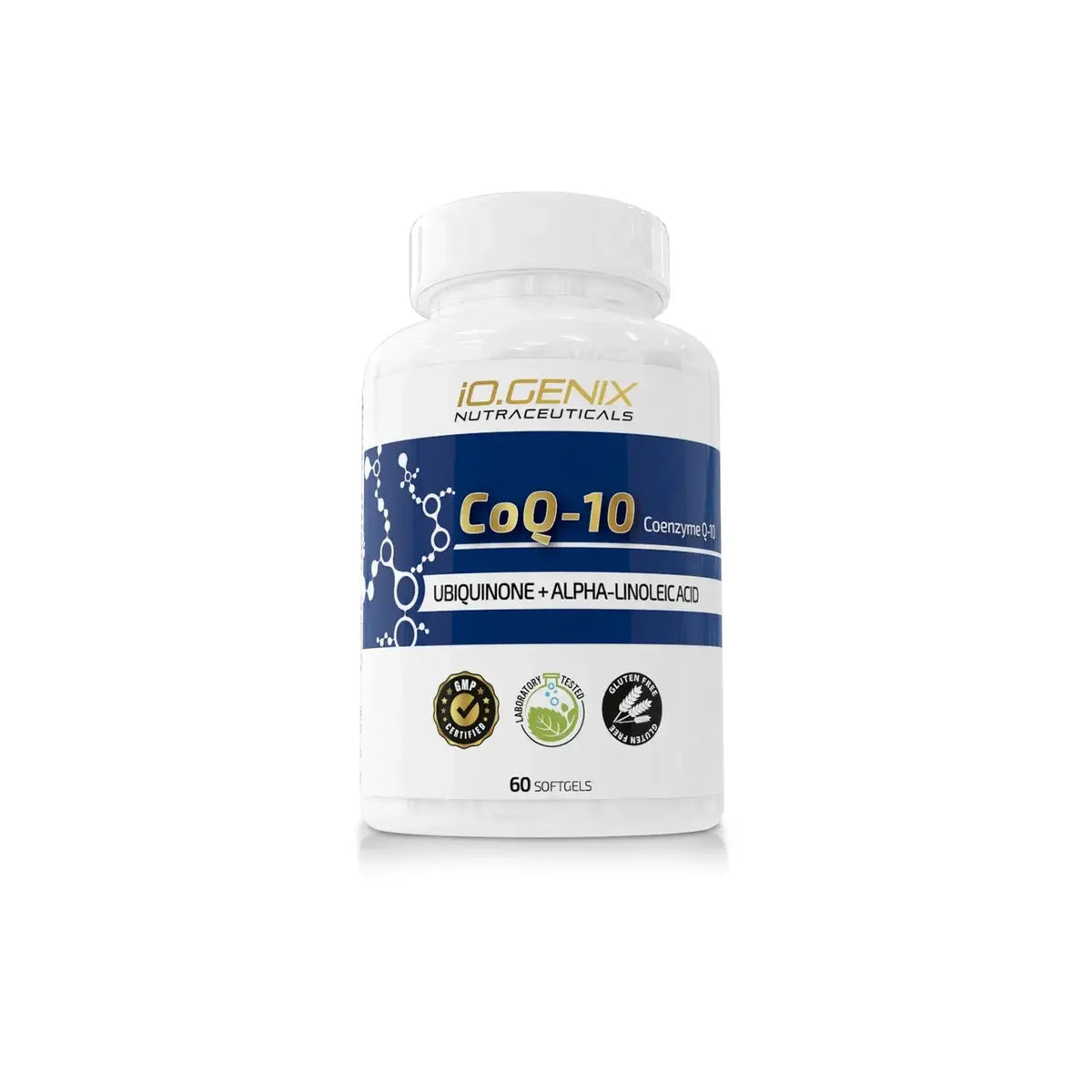Coenzyme Q10 Ubiquinone IO.Genix - Powerful Antioxidant & Cellular Energy IO.GENIX