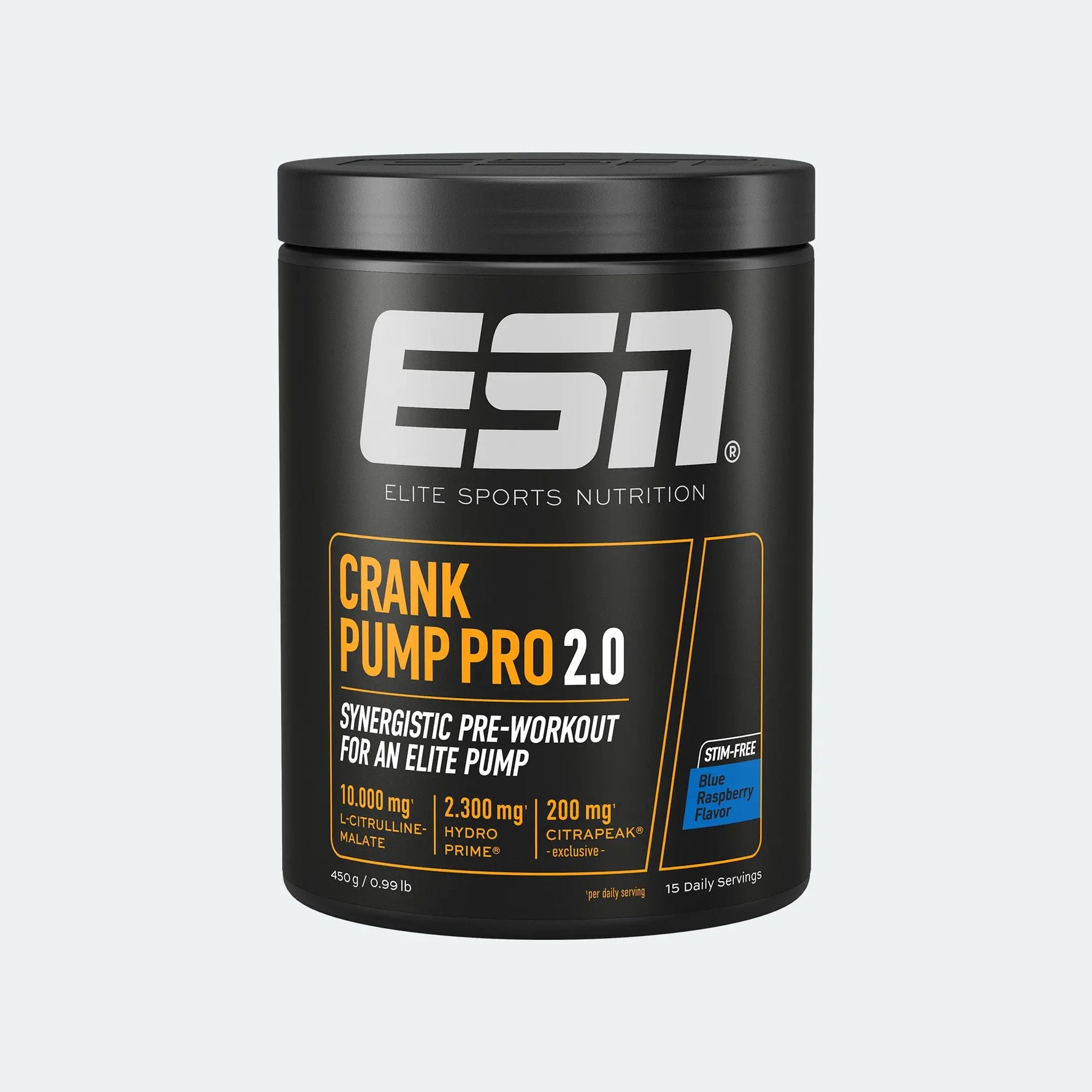 Crank Pump Pro 2.0 - Booster Pre-Workout sans Stimulants ESN ESN