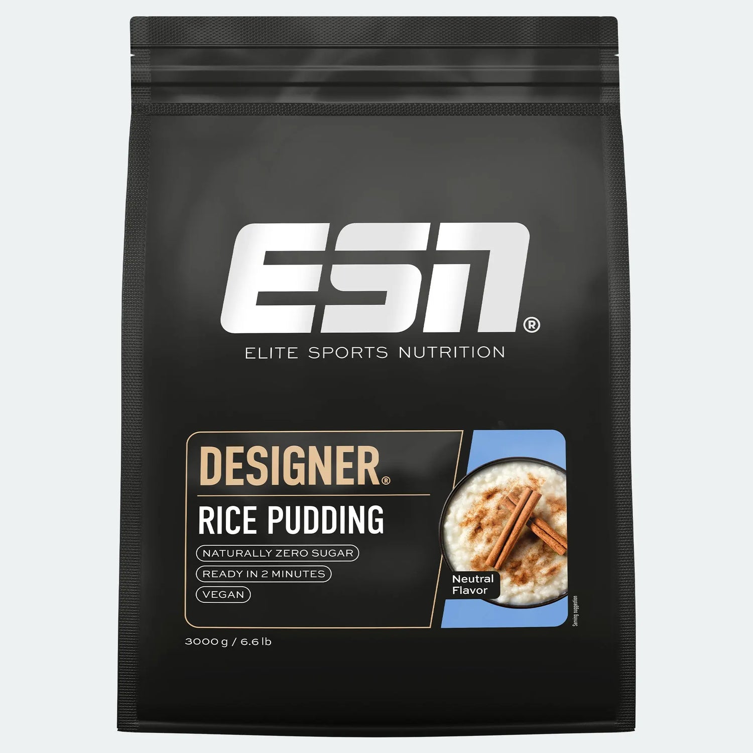 ESN Designer Rice Pudding - Énergie Glucides Assimilation Rapide ESN
