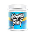 Pot de 390 g Naughty Boy Energy goût Blue Razz Bon Bons, pré-entraînement