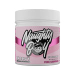 Pot de 390 g Naughty Boy Energy goût Pink Lemonade, pré-entraînement